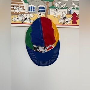 ✨ Vintage Mickey Mouse Colorblock Kids Cap – Made in USA ✨